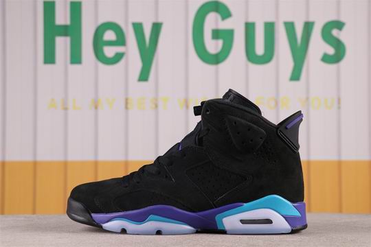 Air Jordan 6 Aqua CT8529-004 Men's Basketball Shoes Black Purple-035